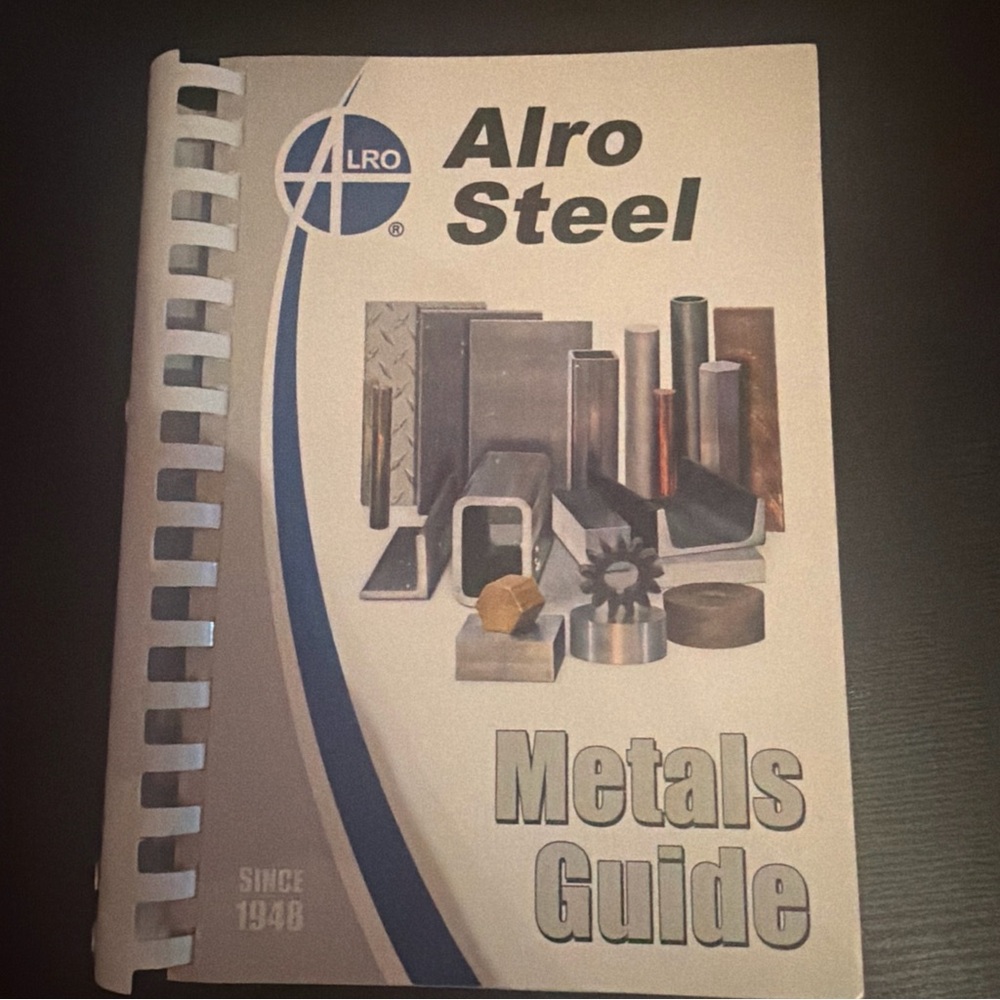 Alro Group Metals Reference‎ Guide - spiral-bound softcover